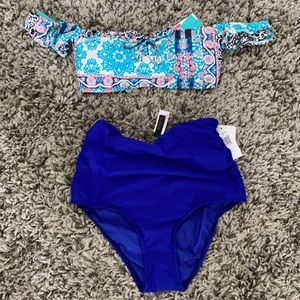 ATHENA Hey There Stud Fold Over High Waist